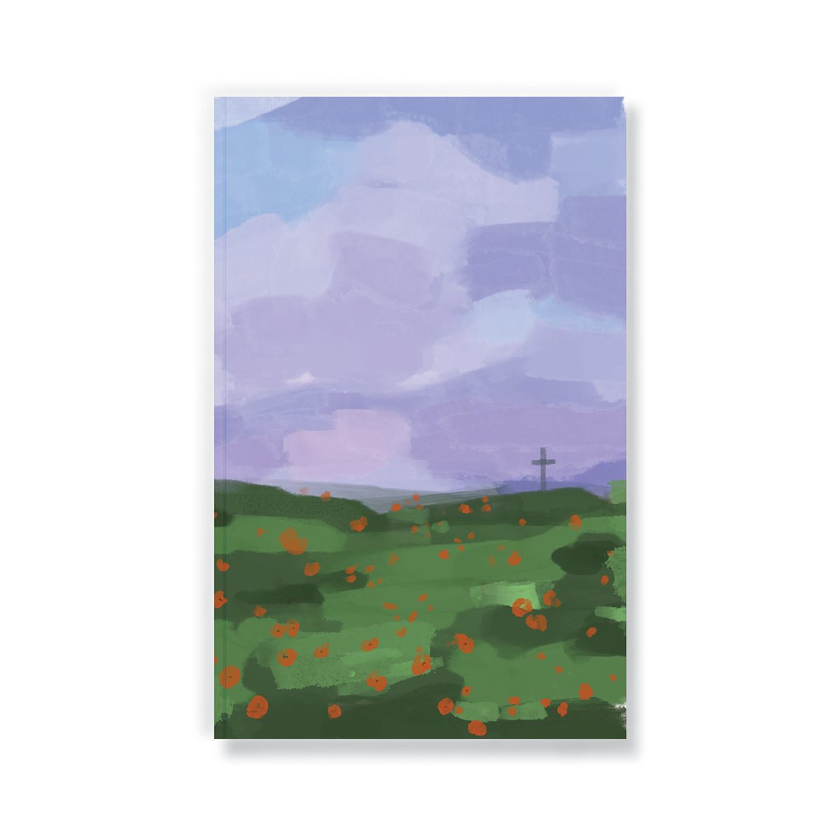 Poppy Field Layflat Journal Notebook