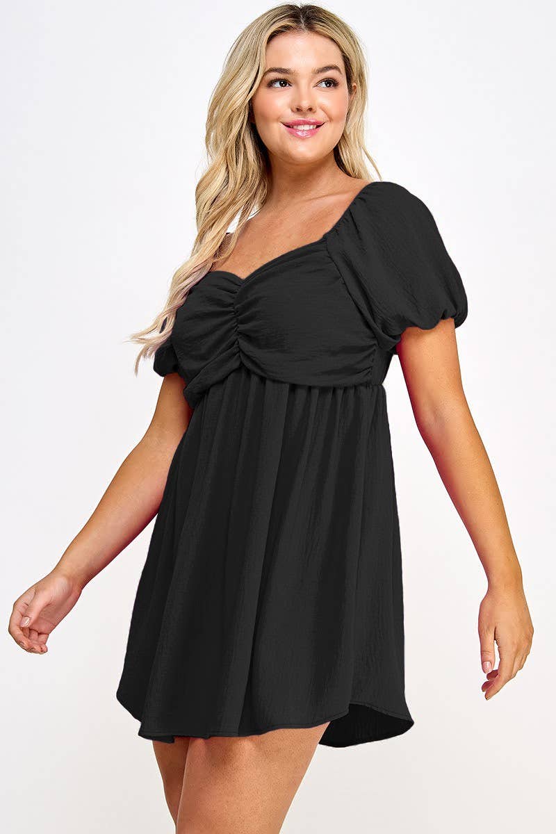 Plus Sweetheart Flare Dress