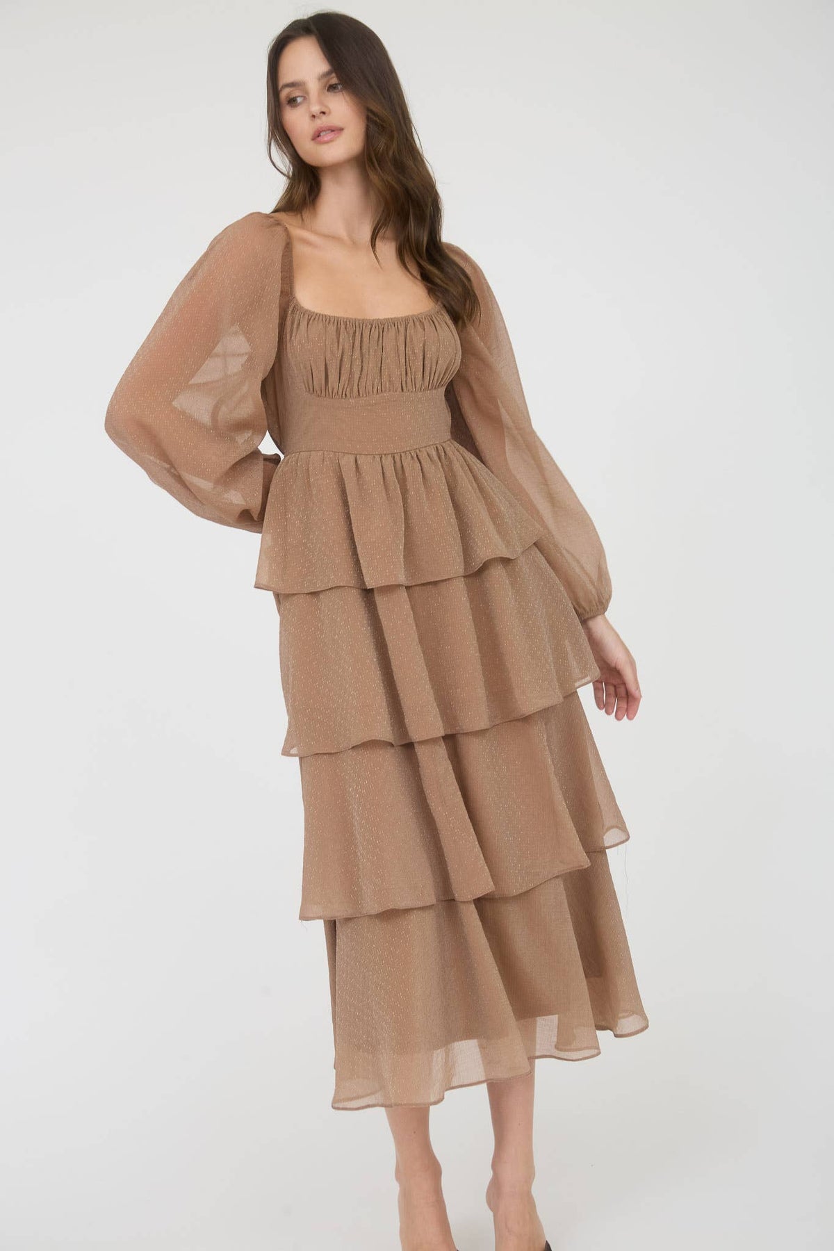Tiered Ruffle Party Dress