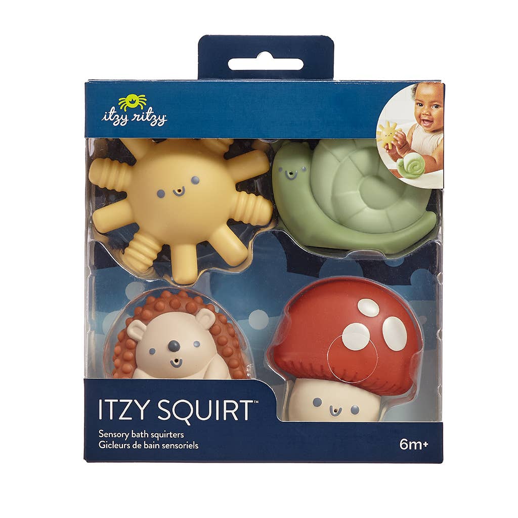 *NEW* Itzy Squirt™ 4-pack of Soft Bath Toys