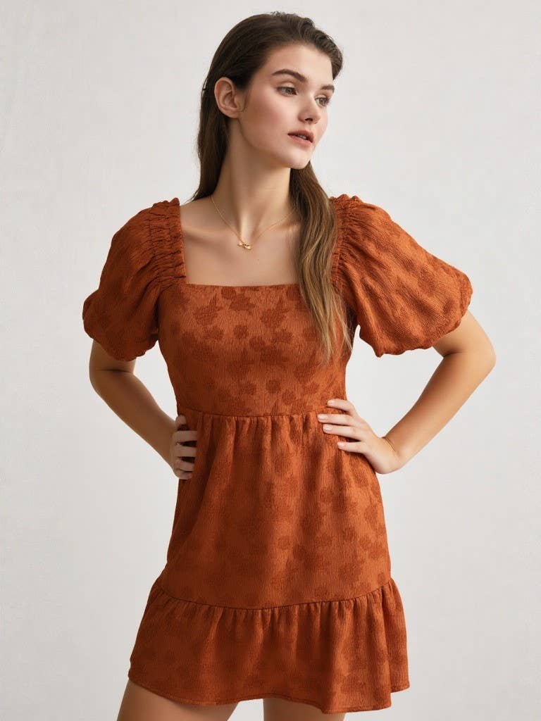 Jacquard Mini Dress