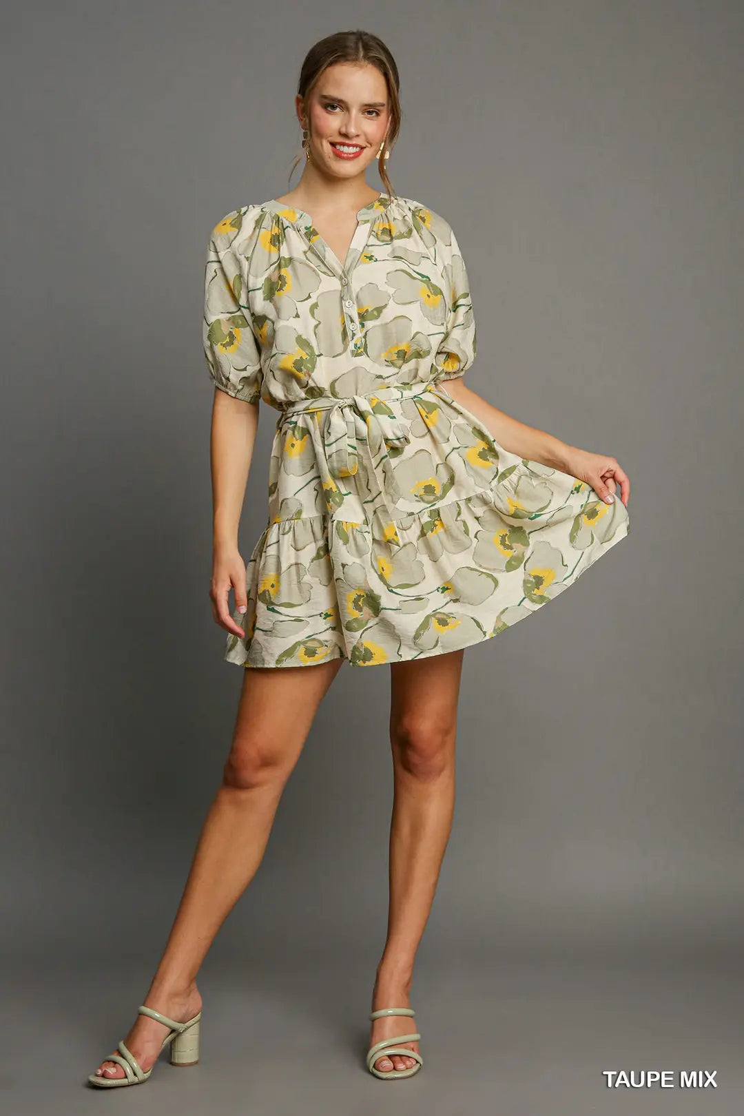 Floral Button Down Dress