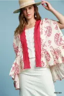 Victorian Lace Accent Cardigan
