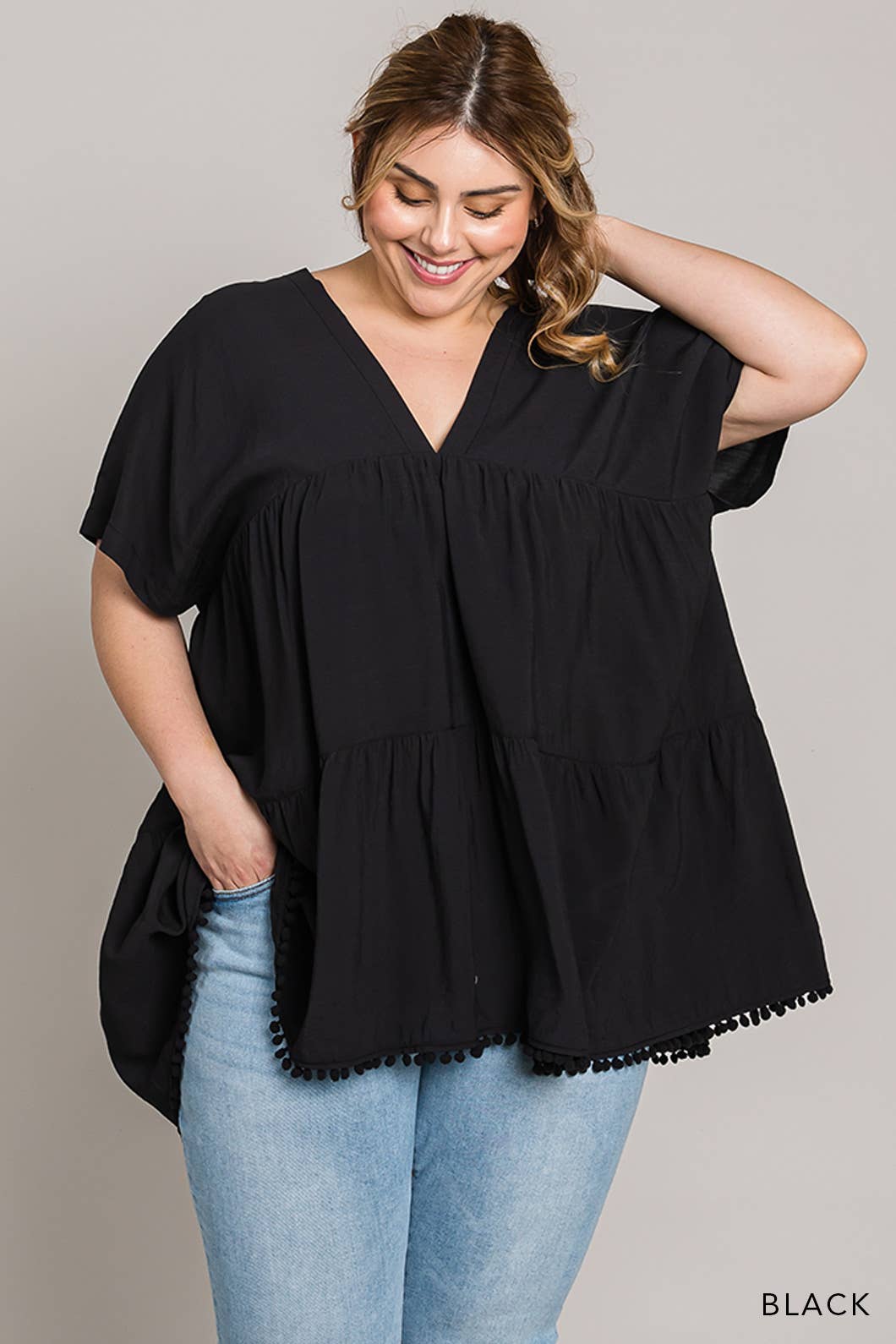 Plus Tiered Tunic