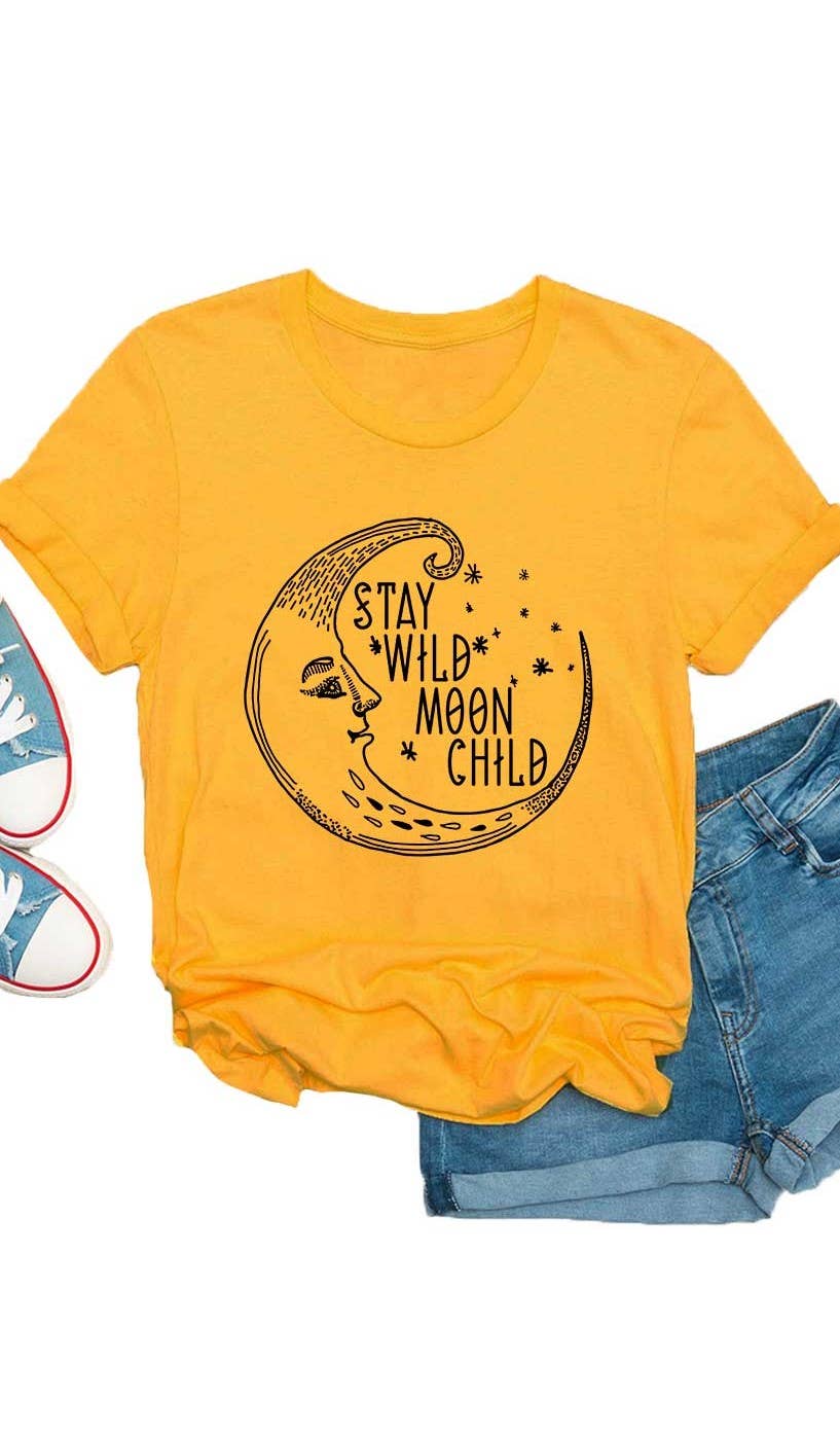 Stay Wild Moon Child Kids Tee