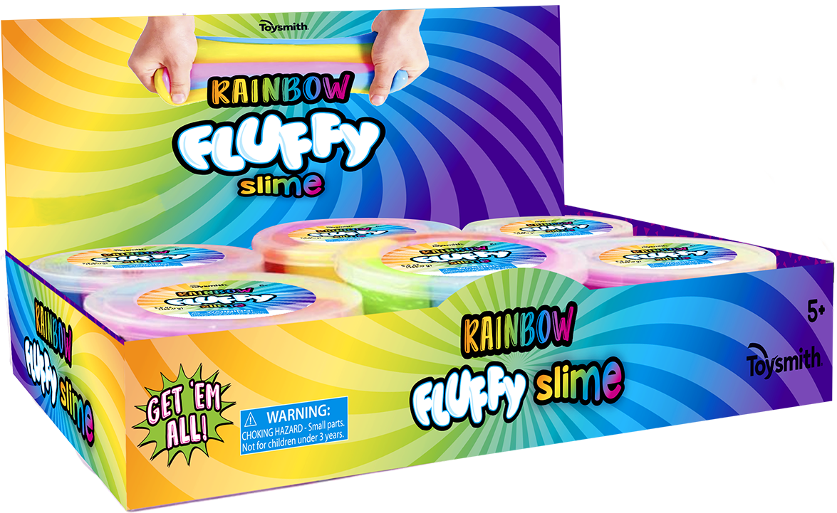 Rainbow Fluffy Slime