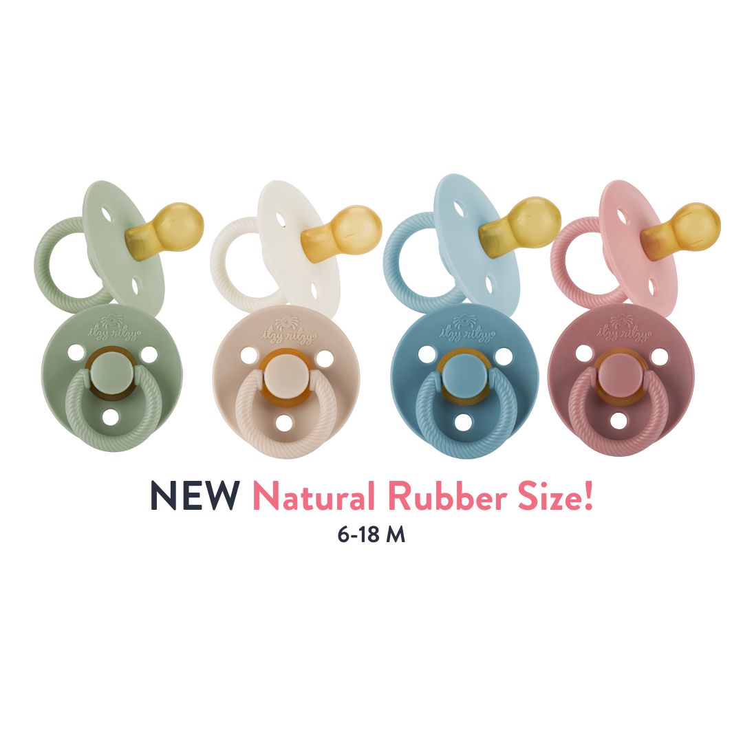 Itzy Soother™ Natural Rubber Paci Set