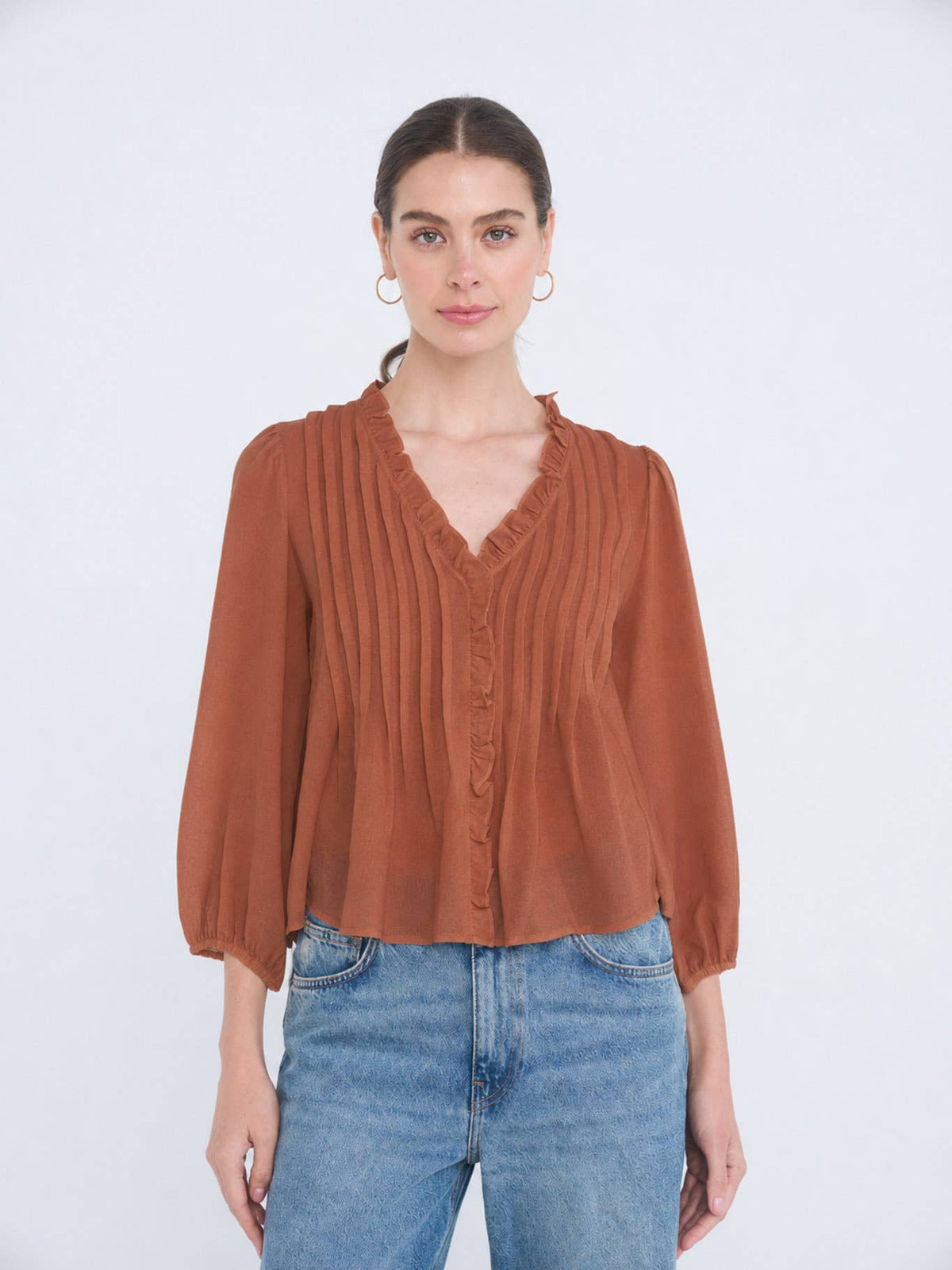 Pintuck Blouse