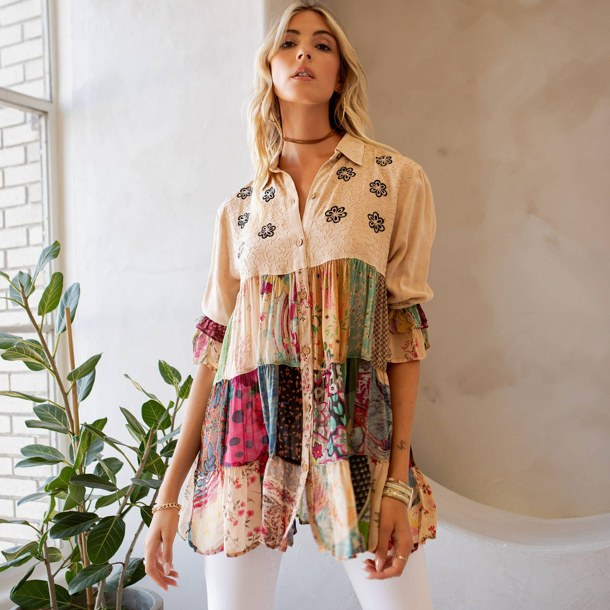 Western Boho Blouse