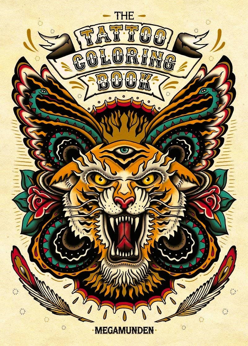 Tattoo Coloring Book