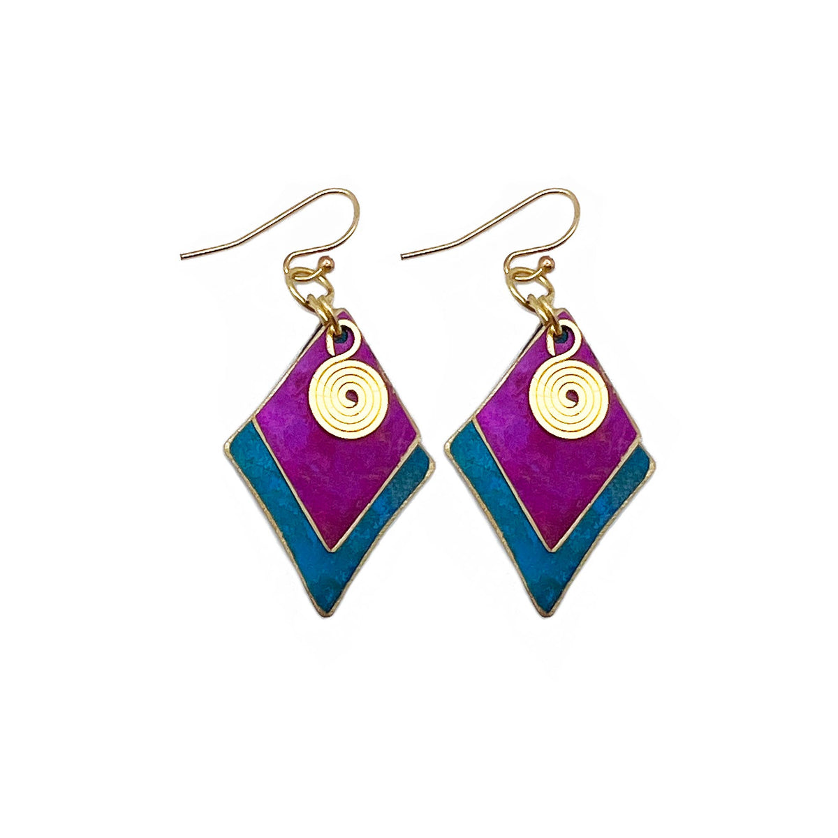 Diamond Swivel Berry Earrings