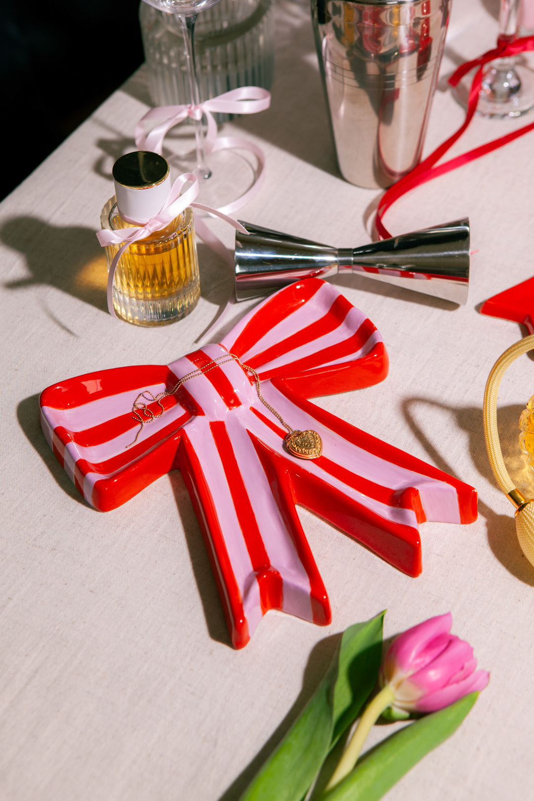 Bow Shaped Trinket Tray