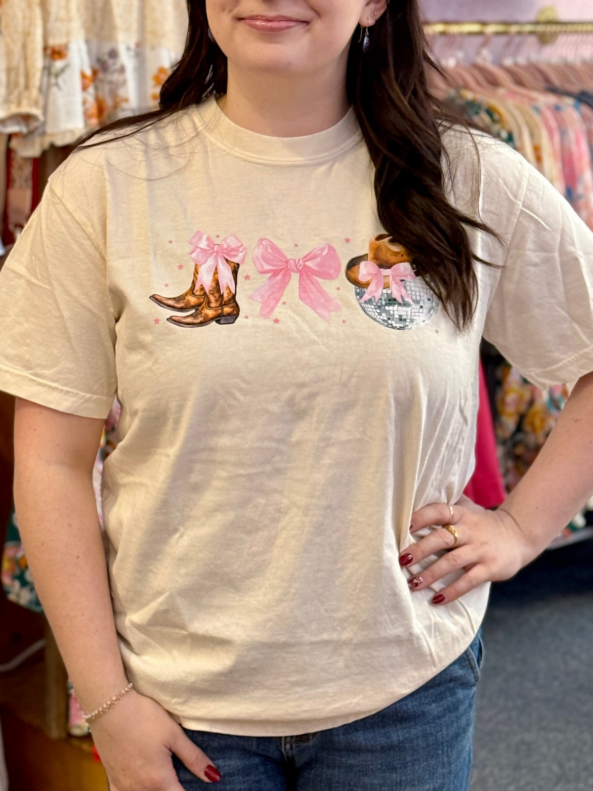 Bows and Boots Graphic Tee