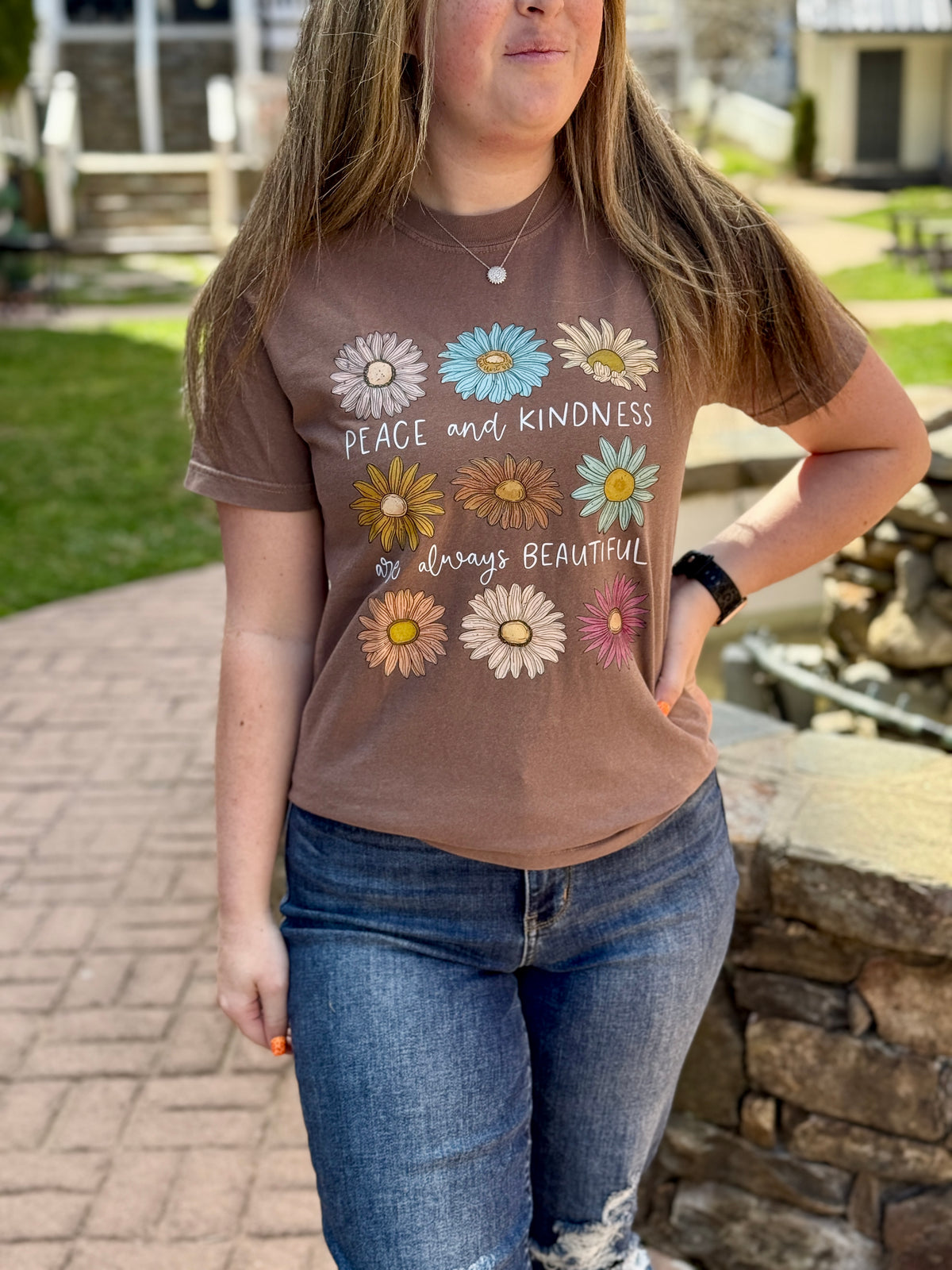 Peace and Kindness Graphic Tee