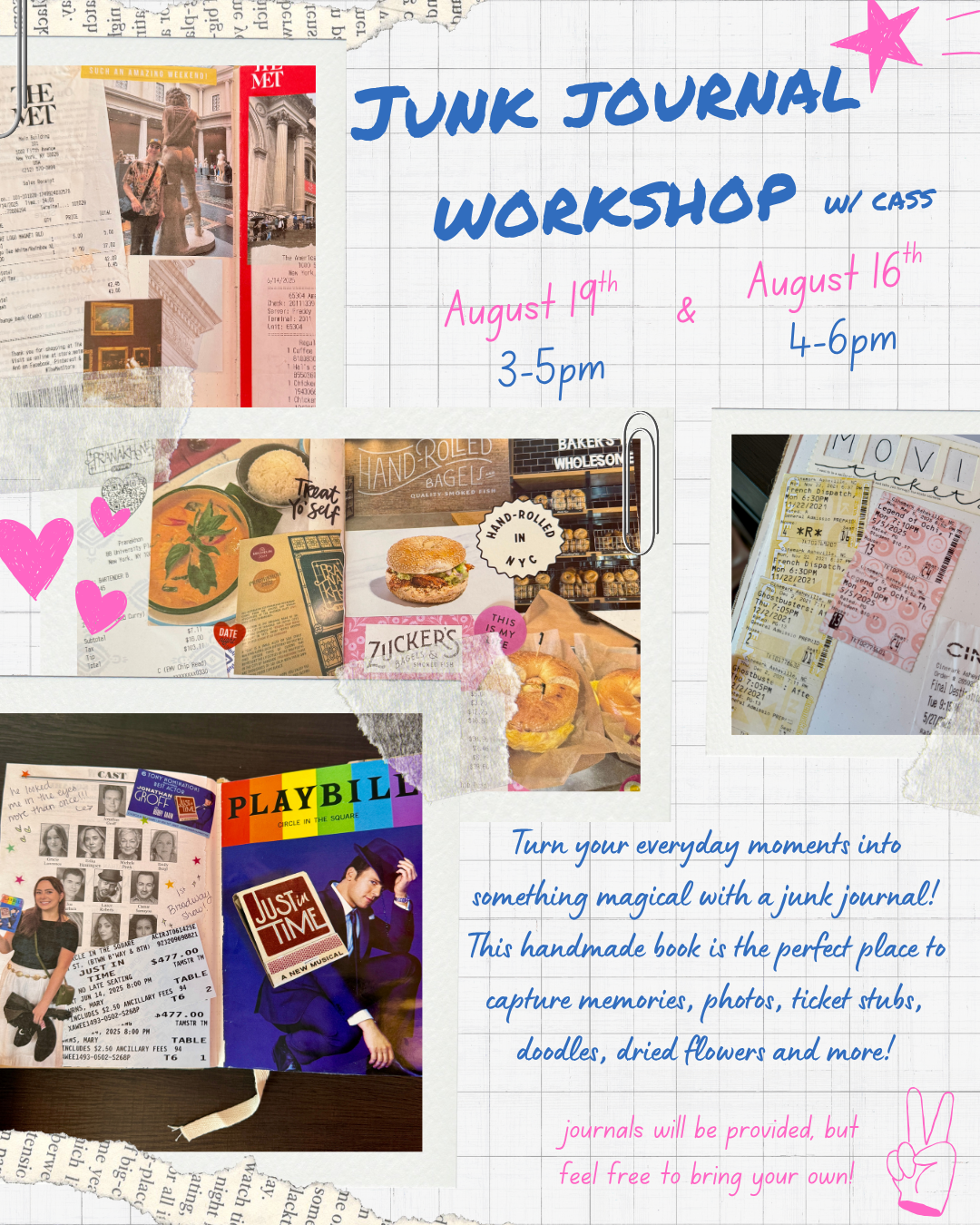 Junk Journal Workshop