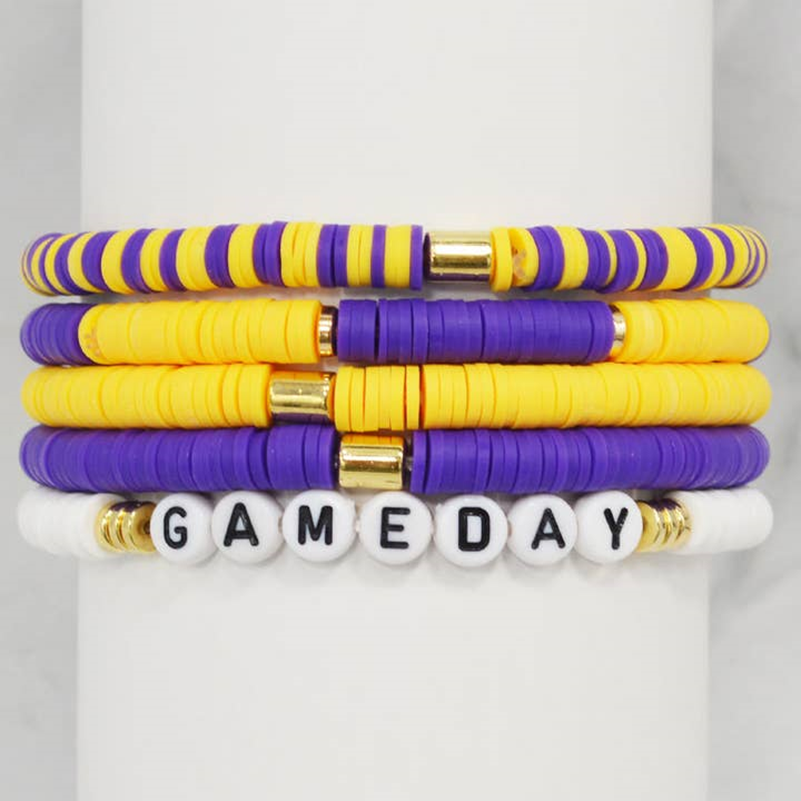 Game Day Bracelet Stack