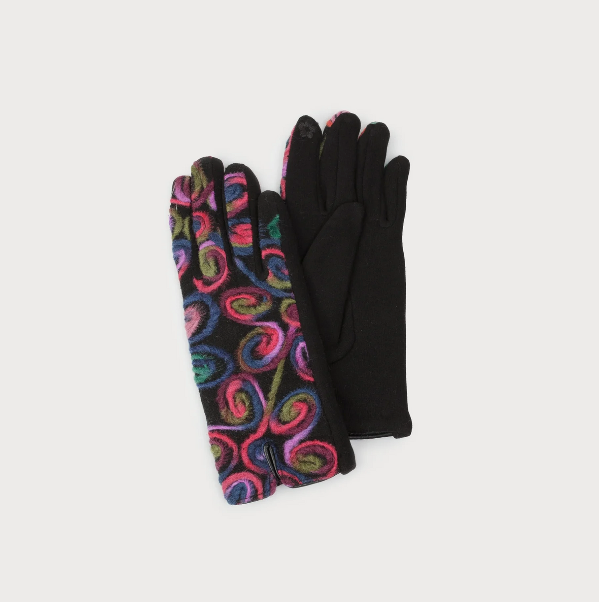 Colorful Swirl Gloves