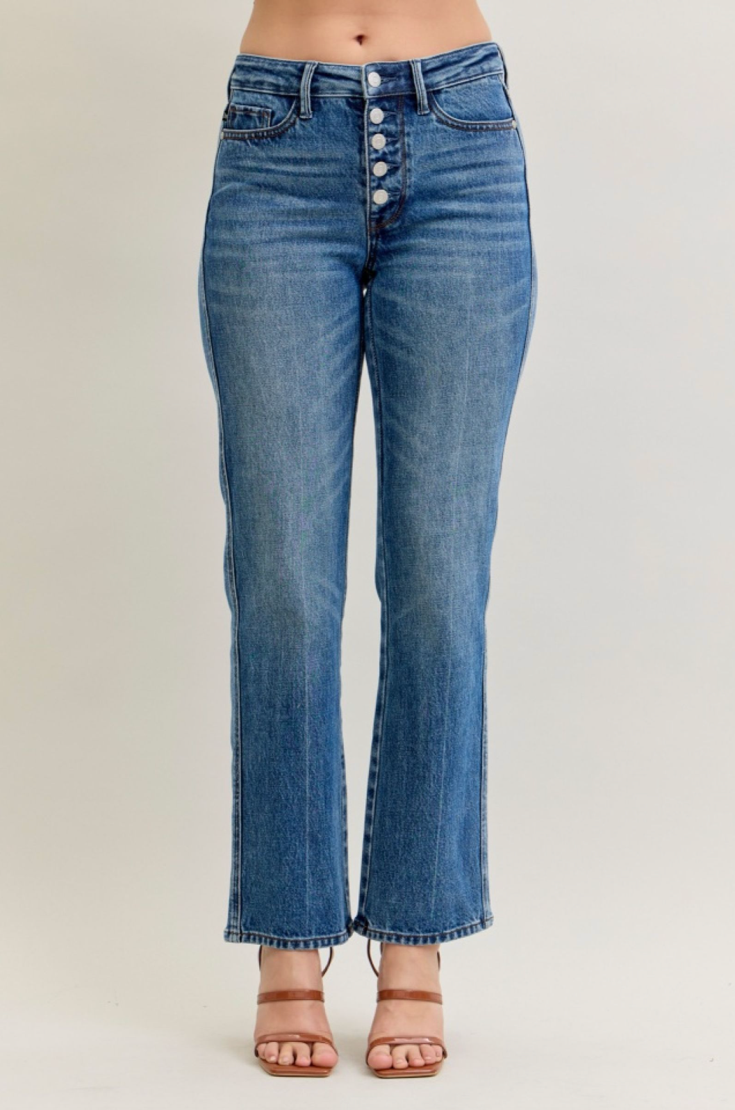 Judy Blue 5-Button Slim Jeans