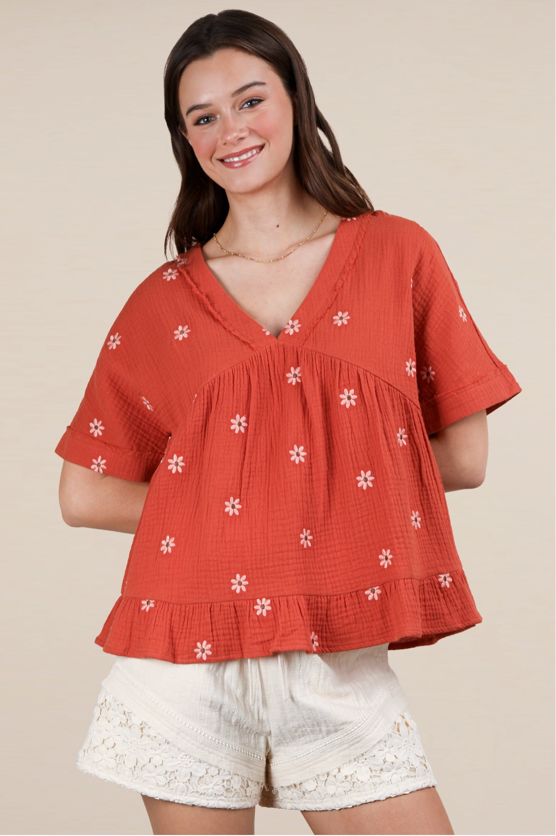 Autumn Blooms Blouse