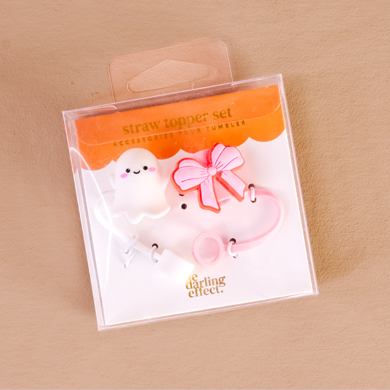 Boos & Bows Straw Toppers