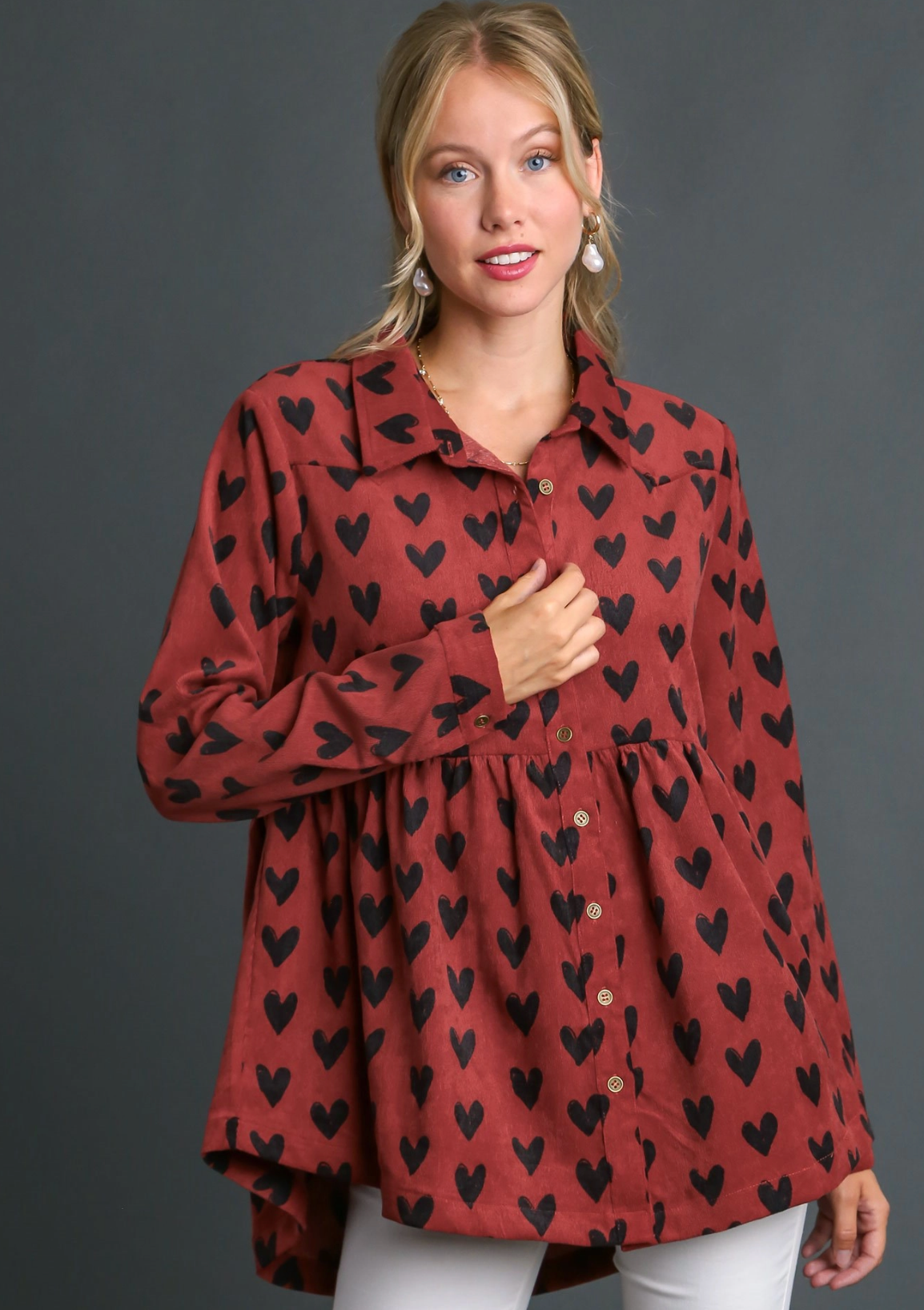 Sweetheart Corduroy Button Down