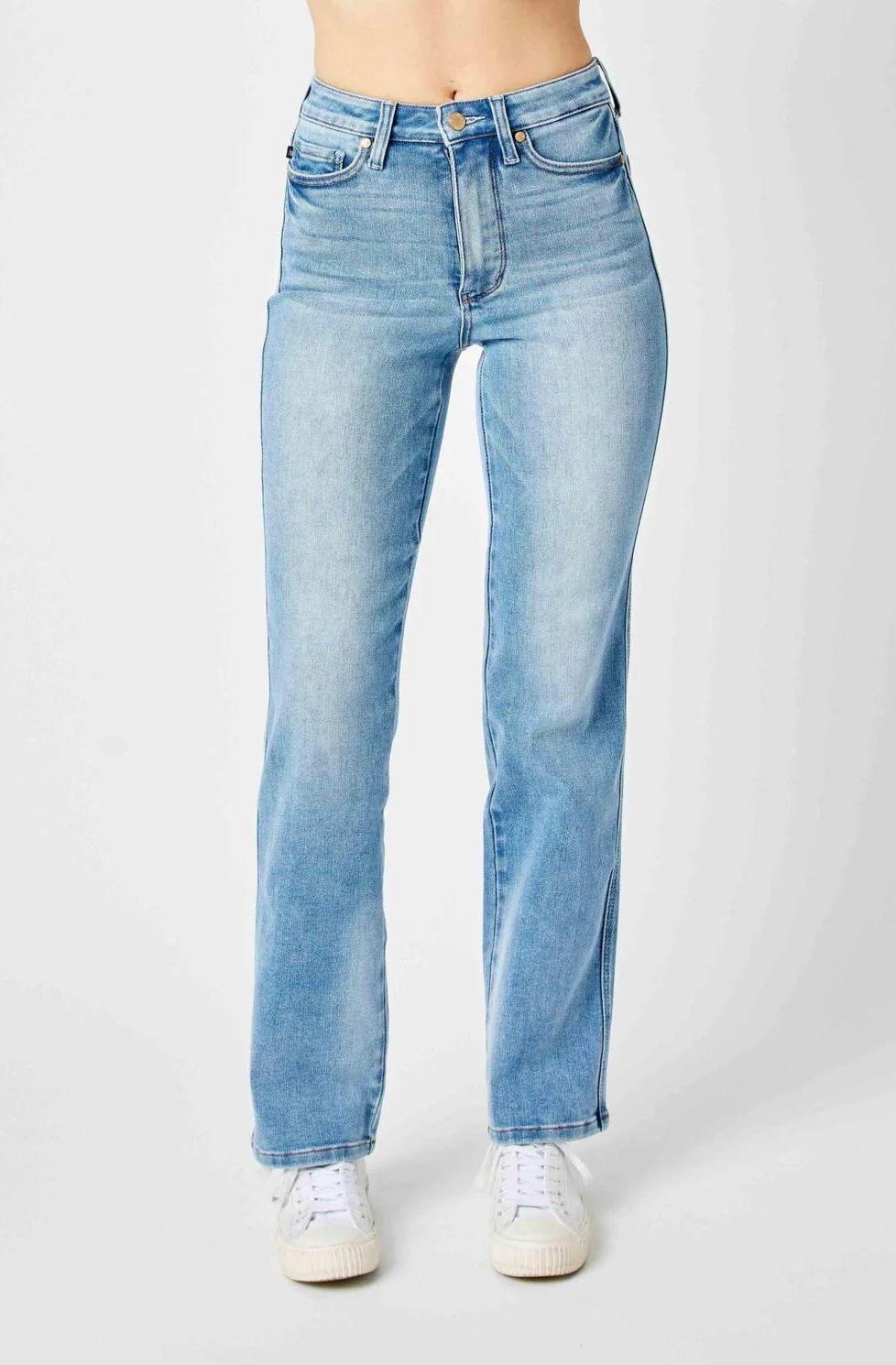 HW Tummy Control Straight Jeans