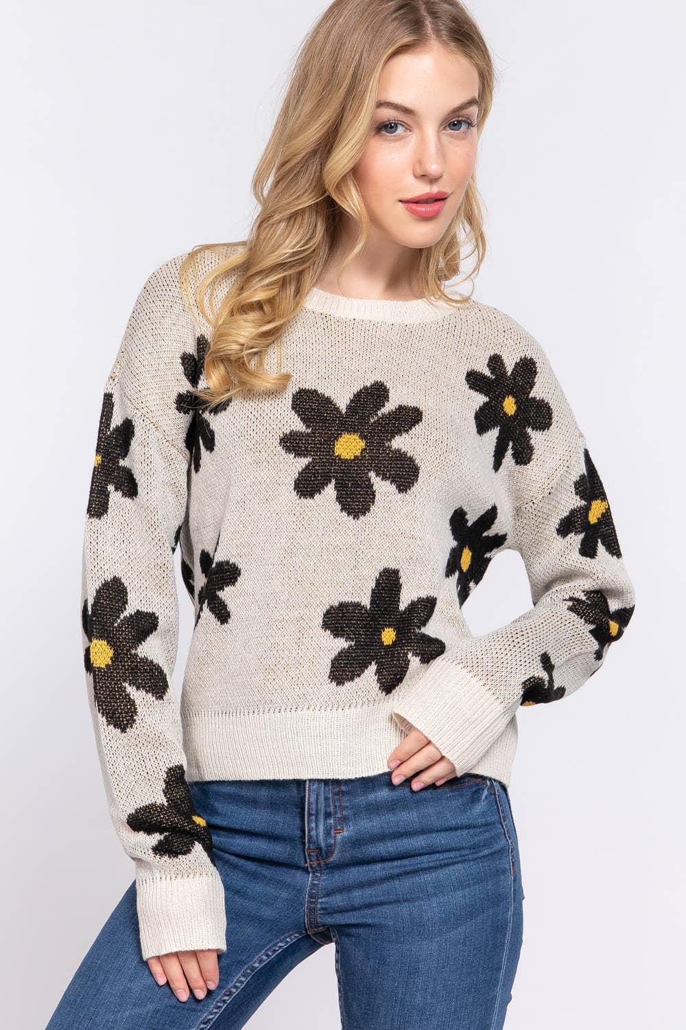 Daisy Cropped Sweater