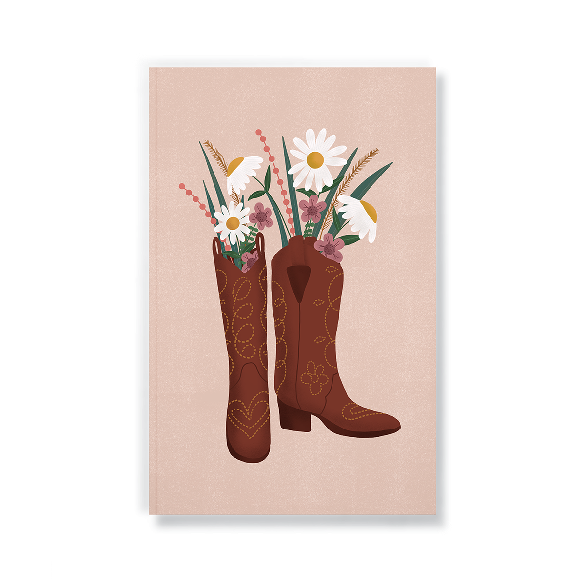 Boots & Flowers Classic Layflat Notebook