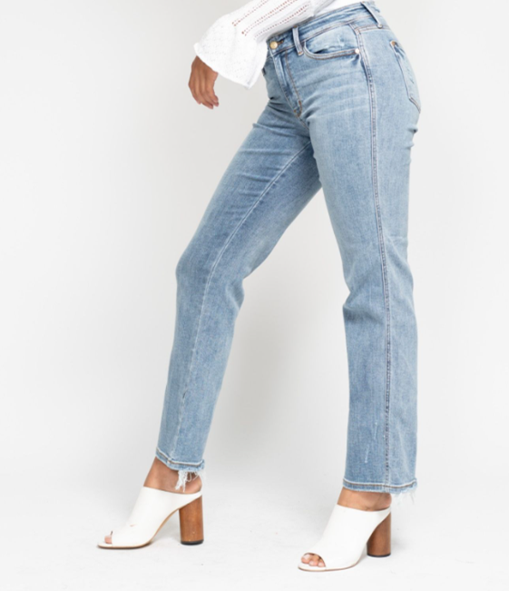 Mid Rise Judy Blue Cell Phone Pocket Jeans