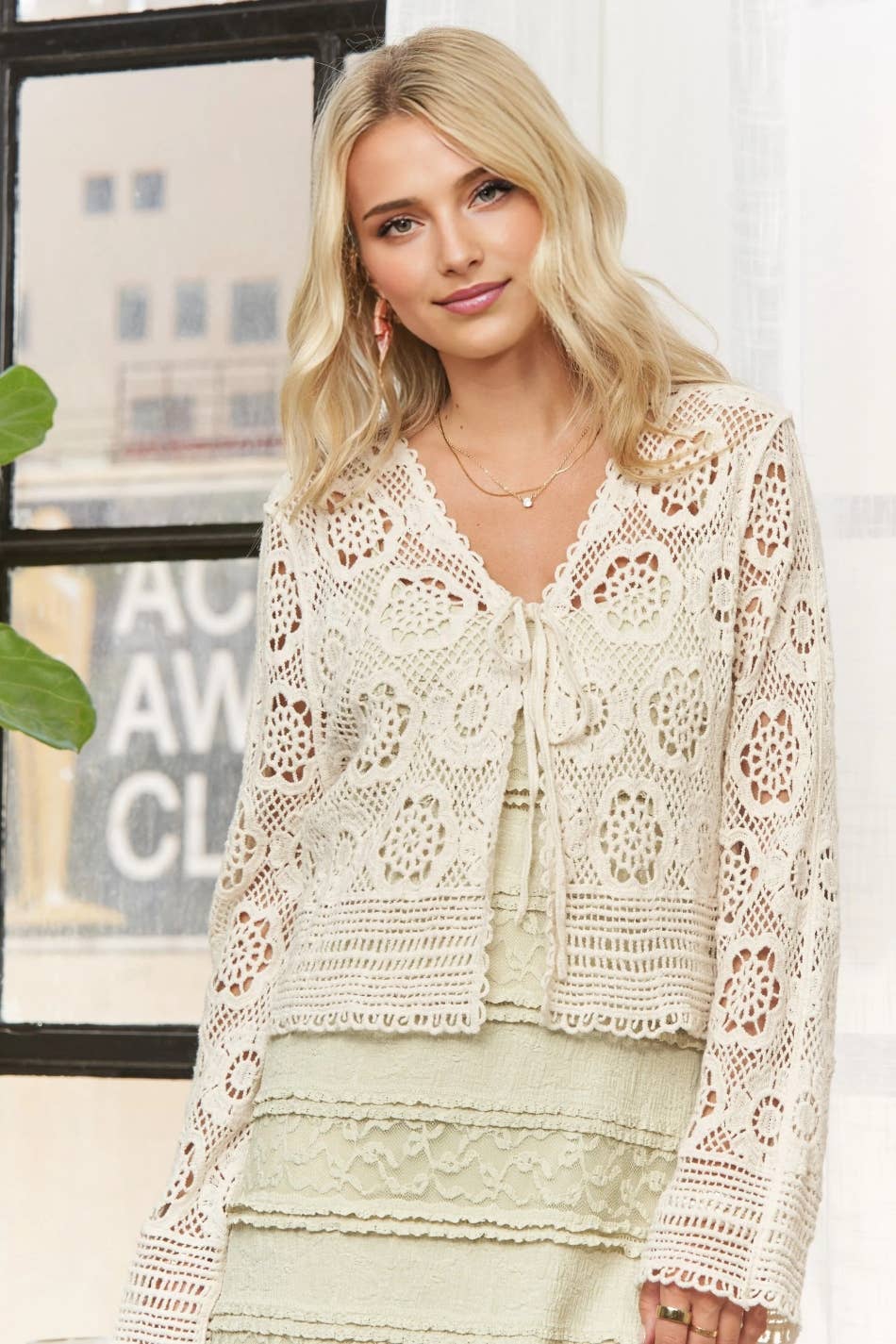 Crochet Lace Cardigan