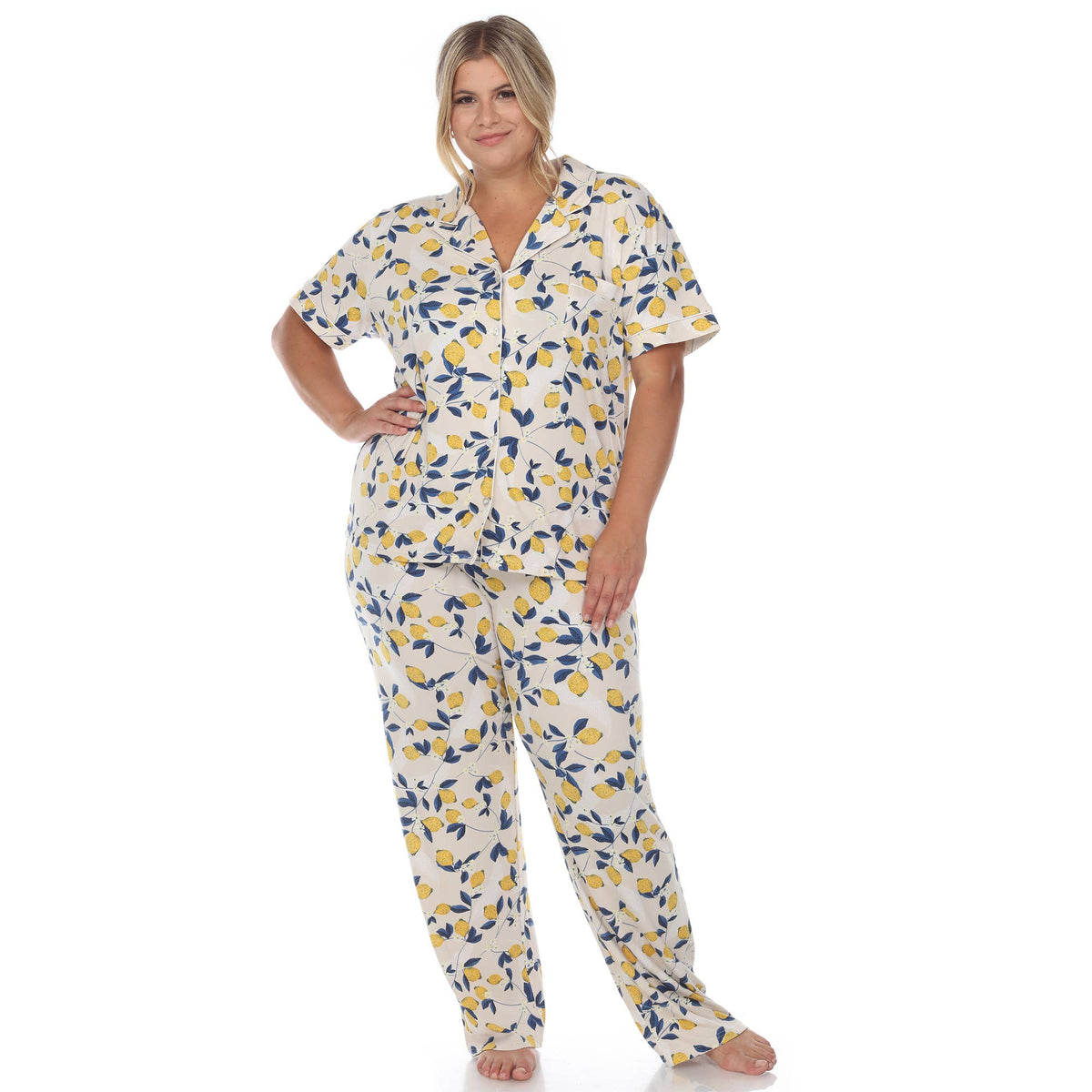 Plus Lemon Pajama Set