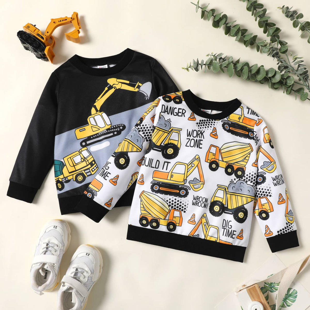 Kids Construction Sweatshirt