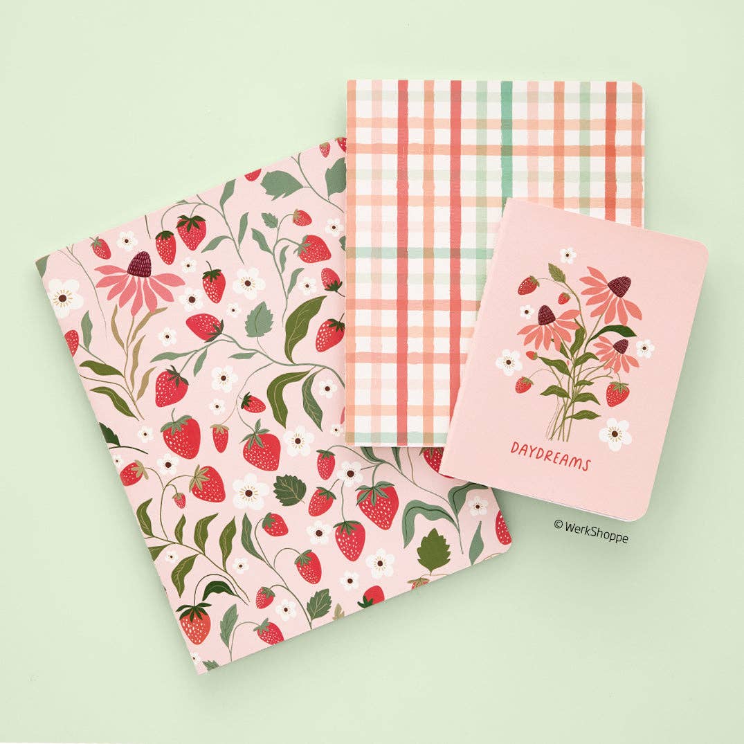 Strawberry Daydreams Notebook Set