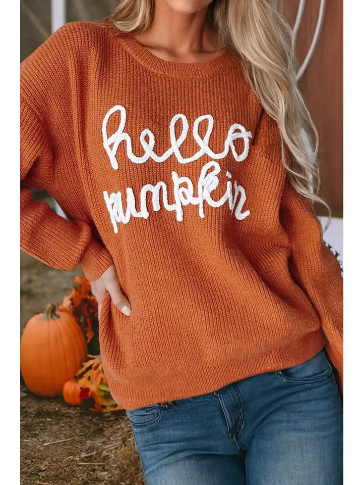 Hello Pumpkin Sweater