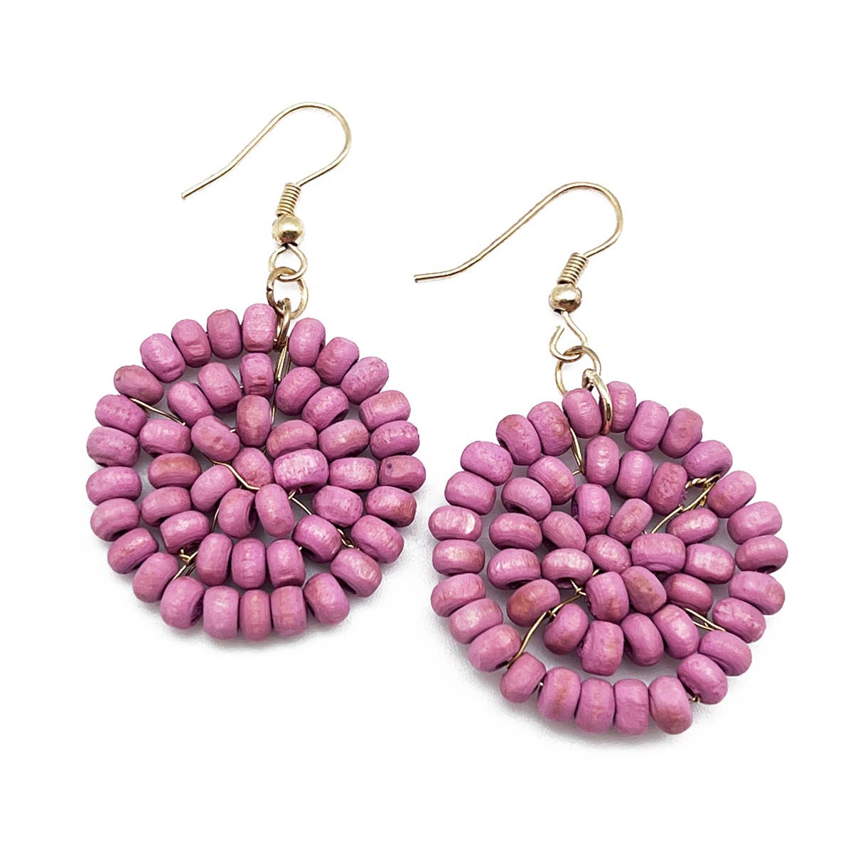 Sachi Chromatic Hues Circle Earrings