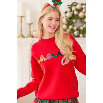 Merry Tinsel Sweater