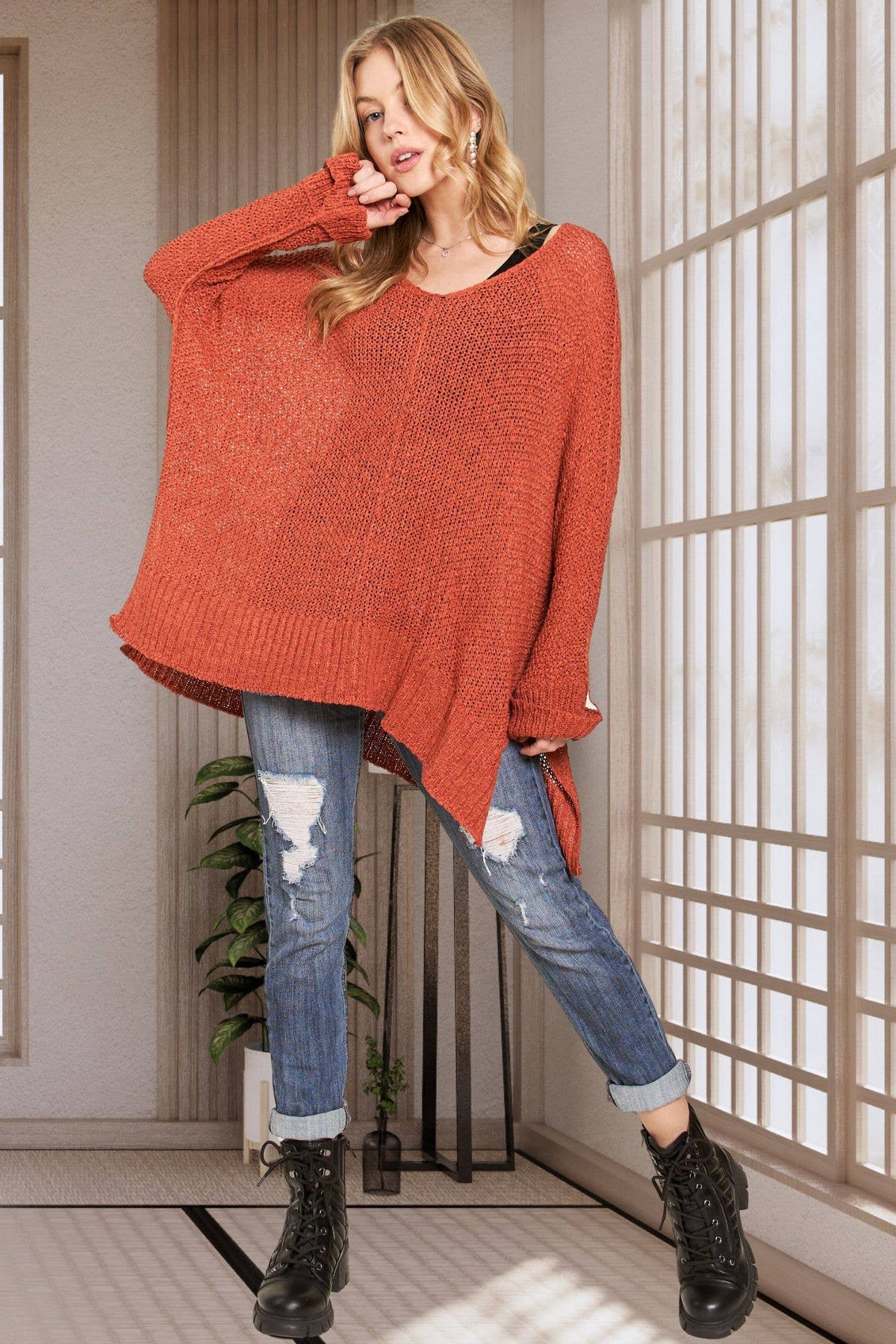 Plus Knit Sweater