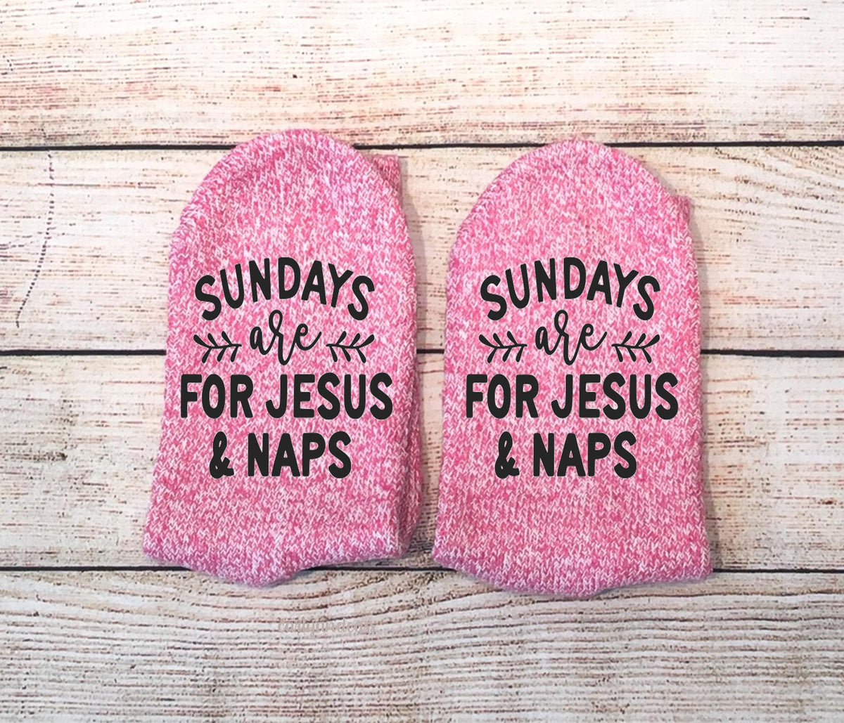 Jesus and Naps Socks