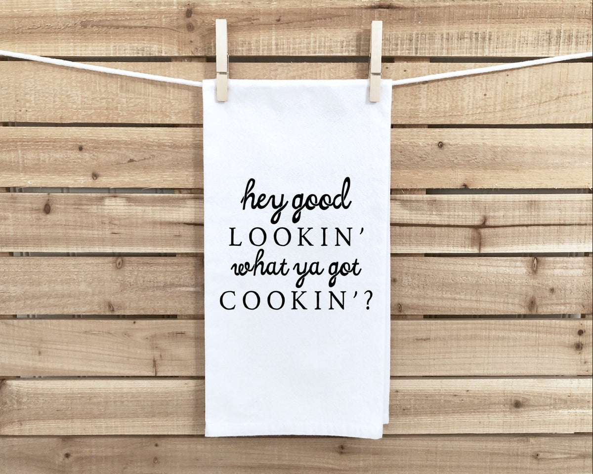 Hey Good Looking Dish Towel