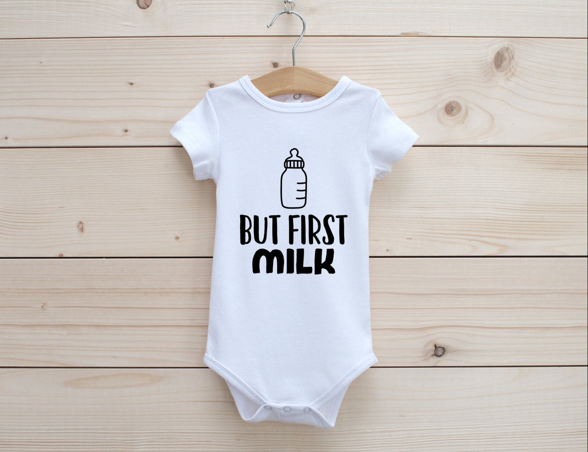 But First Milk Baby One Piece