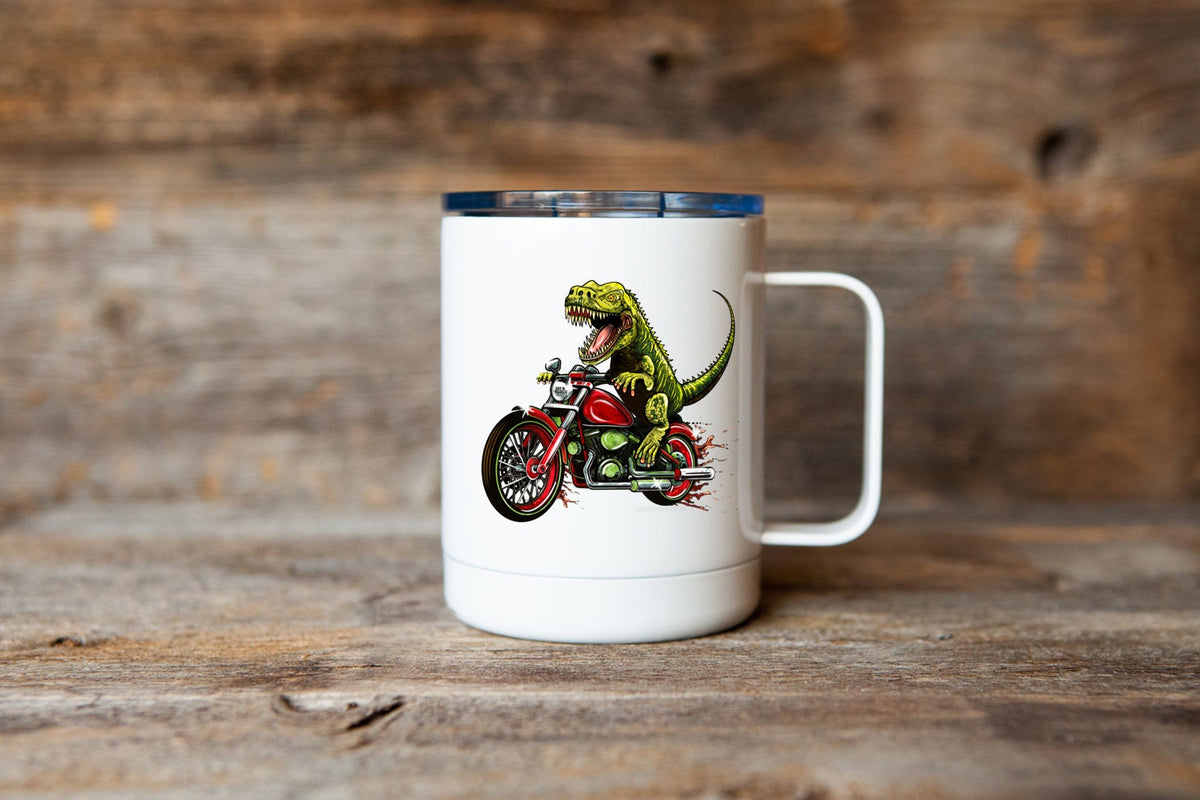 Dino Motorcycle Mug