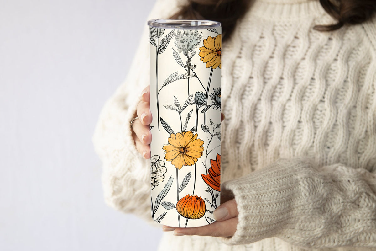 Floral Tumbler