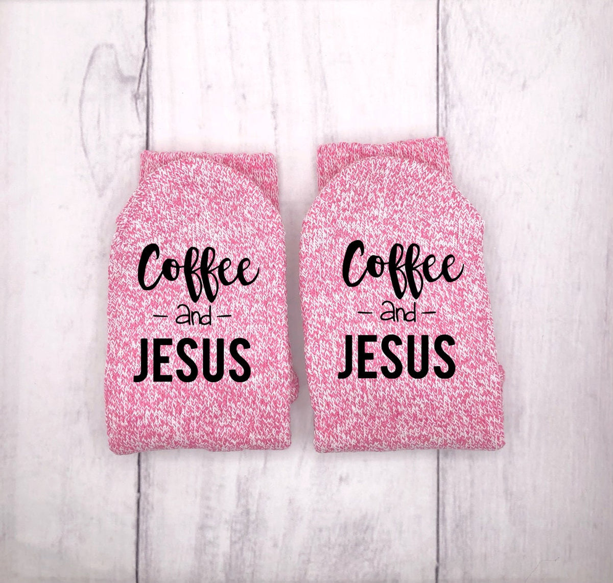 Coffee and Jesus Socks