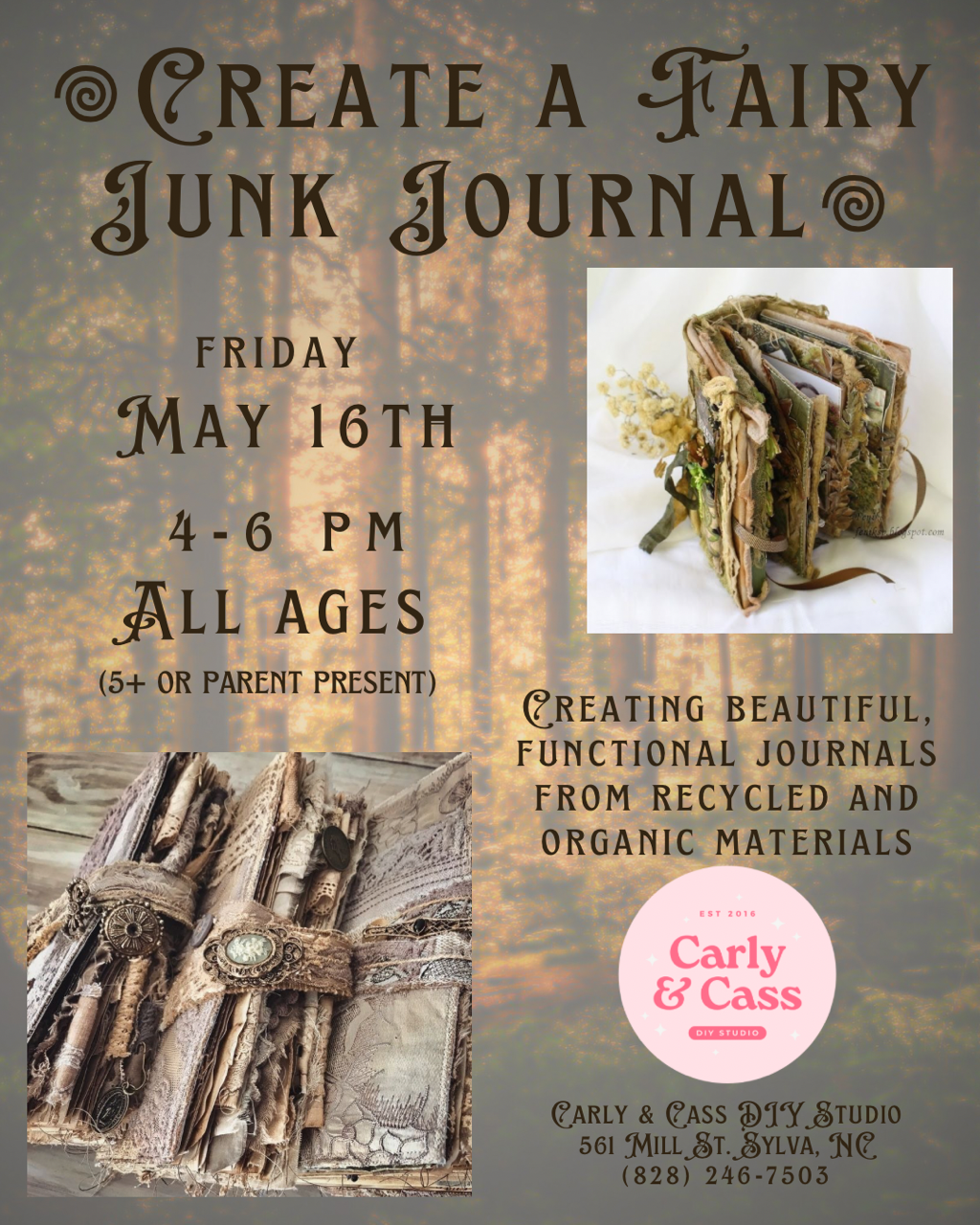 Junk Journals Workshop