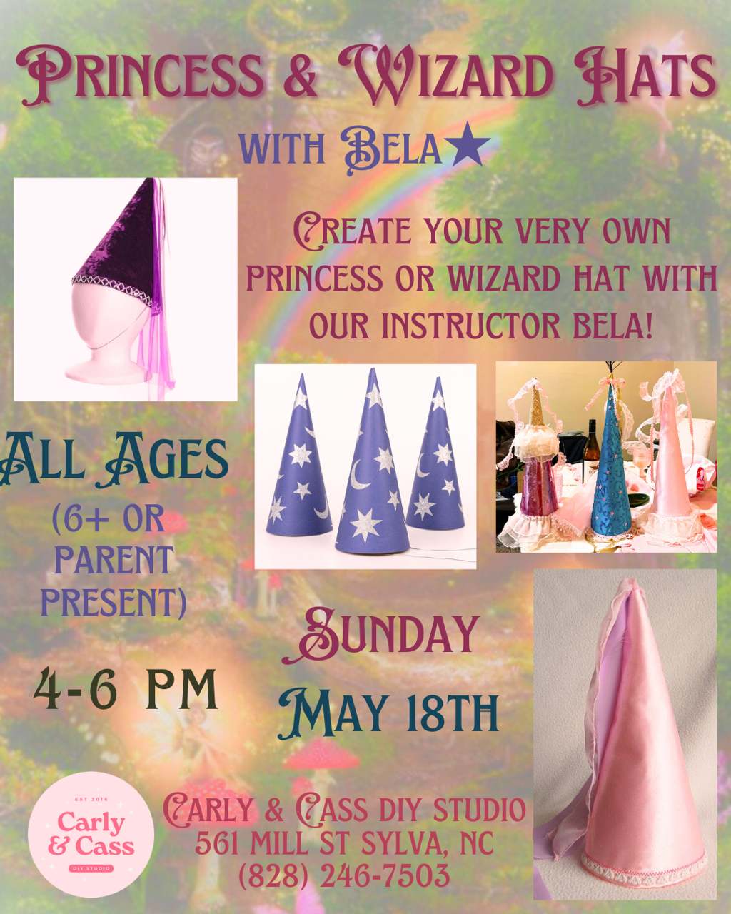 Princess & Wizard Hats Class