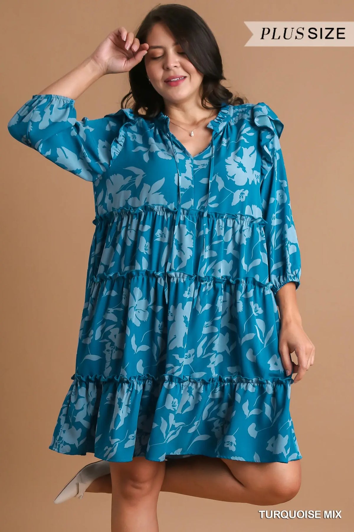 Blue Crush Floral Dress
